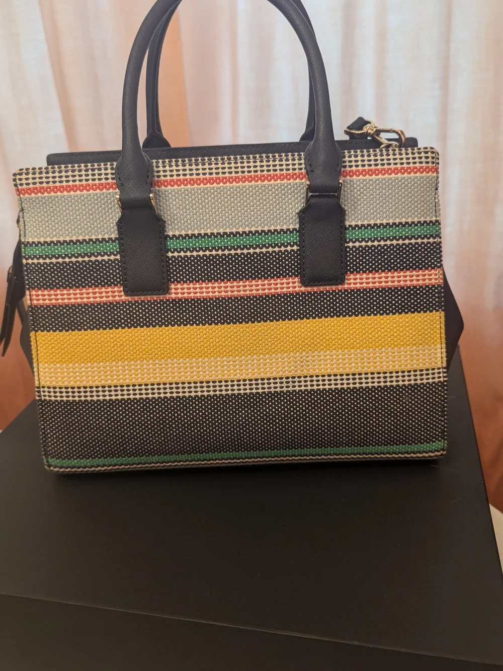 Kate Spade Cameron Boardwalk Stripe Medium Satchel